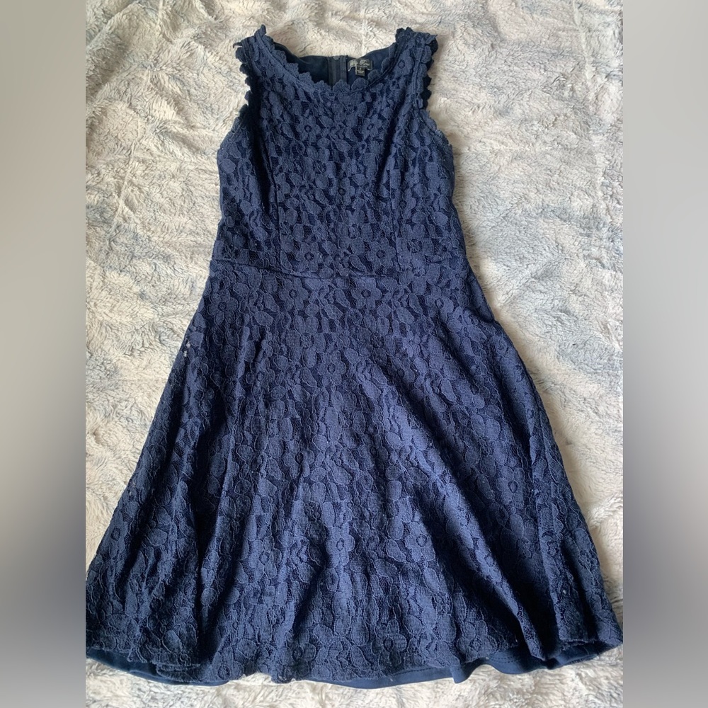 Lily Rose blue flower dress. Size small.
